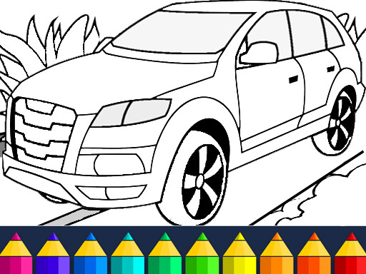 Car colouring games y8