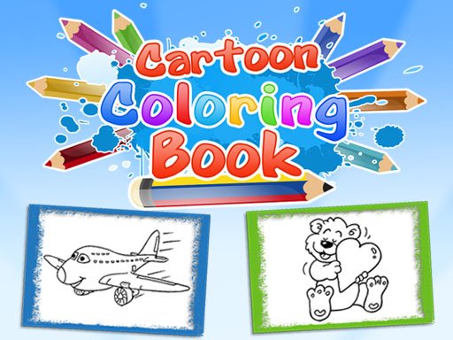 Cartoon Coloring Book Game - Play Free Game Online at MixFreeGames.com