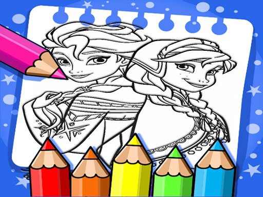 Frozen Coloring Book - Play Free Game Online at MixFreeGames.com