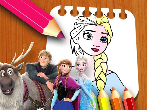 Frozen II Coloring Book - Play Free Game Online at MixFreeGames.com