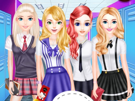 Girls School Fashion - Play Free Game Online at MixFreeGames.com