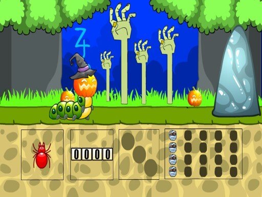 Halloween Caterpillar Escape - Play Free Game Online at MixFreeGames.com