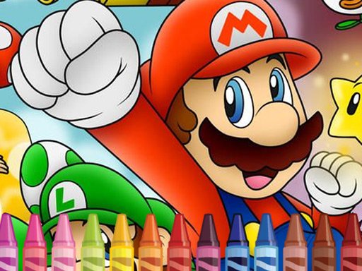 Mario Coloring - Play Free Game Online at MixFreeGames.com