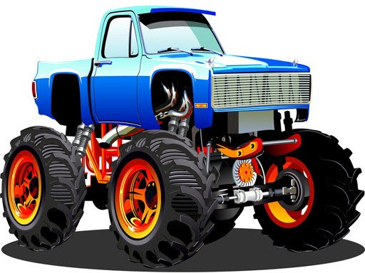 Monster Truck Puzzle - Play Free Game Online at MixFreeGames.com