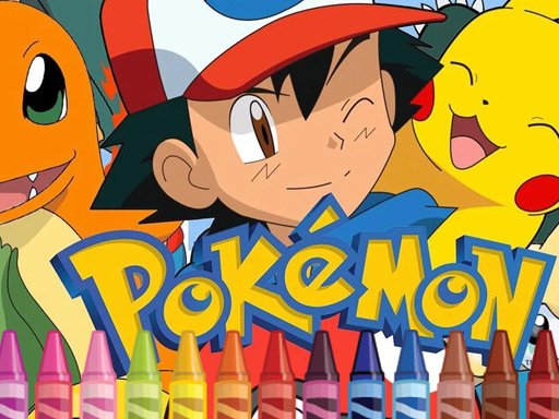 Pokemon Coloring - Play Free Game Online at MixFreeGames.com