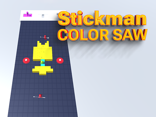 Stickman Color Saw - Play Free Game Online at MixFreeGames.com