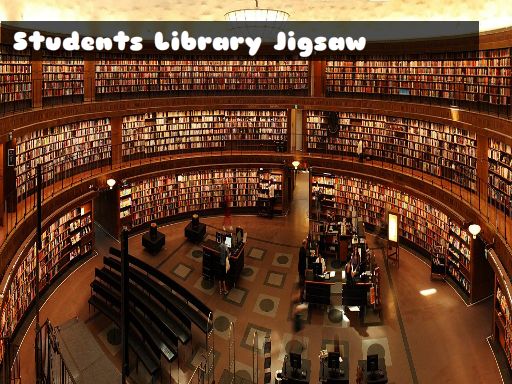 Students Library Jigsaw - Play Free Game Online at MixFreeGames.com