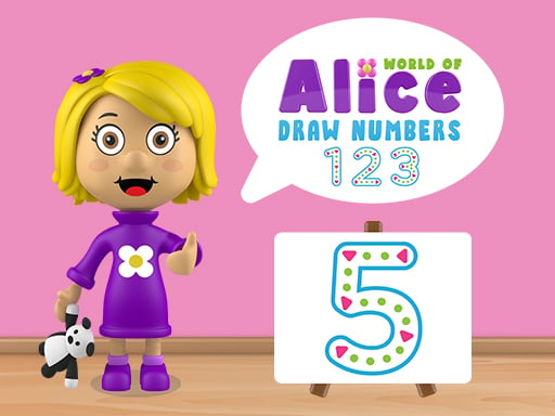 World of Alice Draw Numbers - Play Free Game Online at MixFreeGames.com