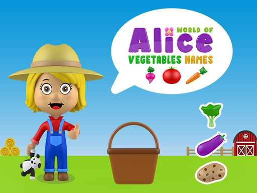 World of Alice Vegetables Names - Play Free Game Online at MixFreeGames.com